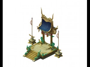 game model - hanging garden - xianjun point will b 3D 모델