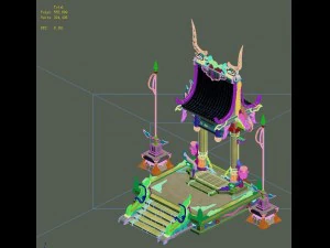 game model - hanging garden - xianjun point will b 3D Model