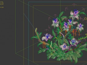 game model - hanging garden - xian yun flowers com Modelo 3D