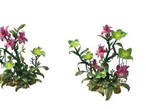 game model - hanging garden - xian yun flowers com 3D Model