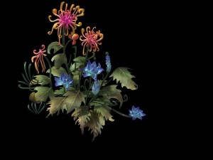 game model - hanging garden - xian yun flowers and 3Dモデル