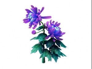 game model - hanging garden - xian yun flowers and 3D Model