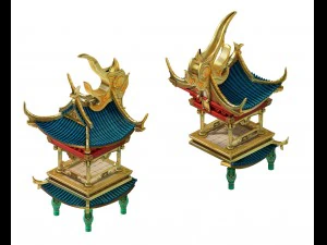 game model - hanging garden - yunhai kunlun hui qi 3D Model