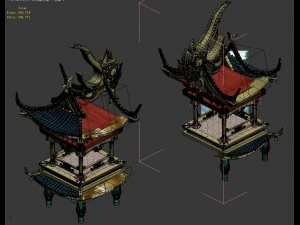 game model - hanging garden - yunhai kunlun hui qi 3D Model