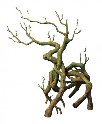 game model - hanging garden - cloud tree 02 3D Модель .c4d .max .obj .3ds .fbx .stl .blend 