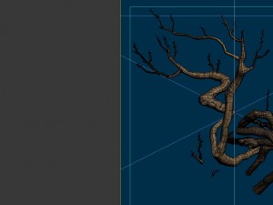 game model - hanging garden - cloud tree 02 3D Модель