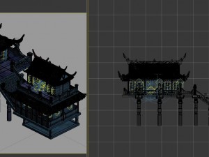 game model - castle in the air Modelo 3D