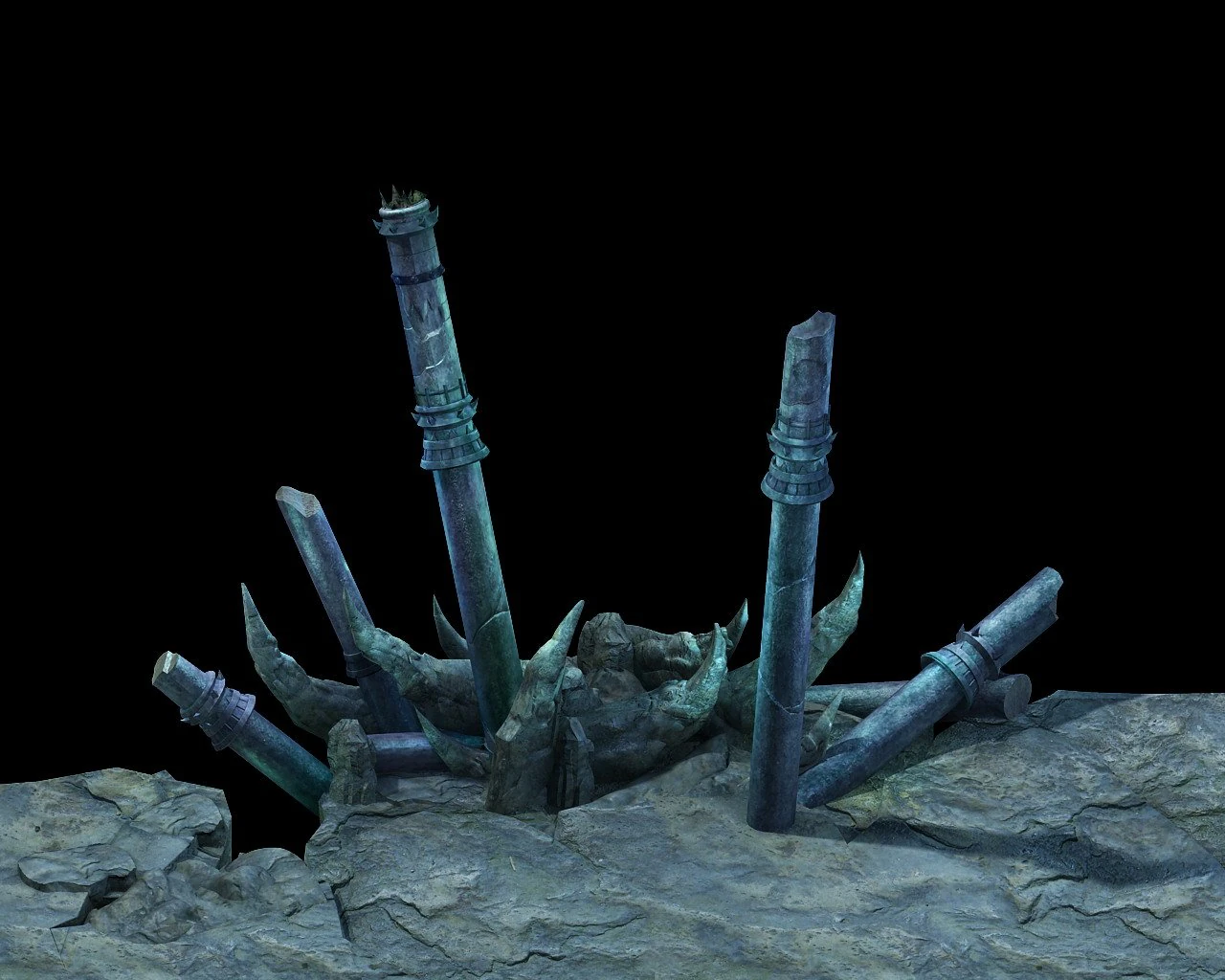game model - lianqi cave 9 3D Model .c4d .max .obj .3ds .fbx .stl .blend