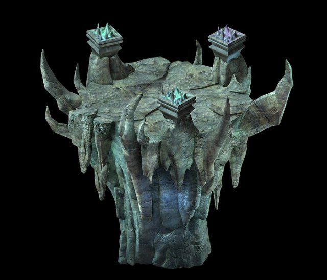 game model - lianqi cave 10 3D Model .c4d .max .obj .3ds .fbx .stl .blend 