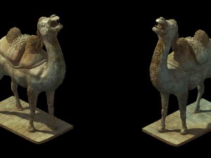 game model - camel stone carving Model 3D