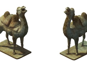 game model - camel stone carving Modello 3D