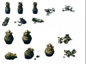 game model - cemetery funeral supplies 03 3D Модель