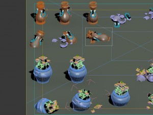 game model - cemetery funeral supplies 03 3D Модель