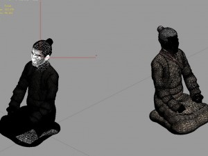 game model - male terracotta warriors and horses 0 3D Model