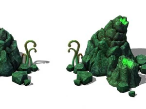 modelo de juego - puerto de pulverizaci&oacute;n de gas venenoso Modelo 3D
