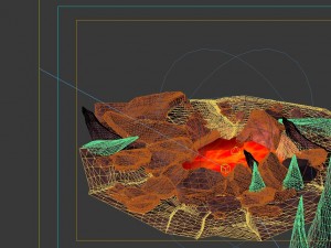 game model - spray the lava hole 3D 模型