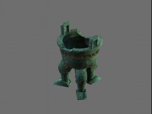 game model - broken bronze device 1 3D Model