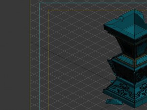 game model - broken bronze device 4 3D Model