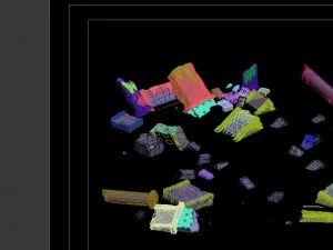 game model - broken artificial slate surface 3D Model