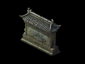 game model - broken walls 3D Model