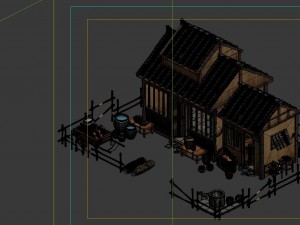 game model - ordinary residential 06 Modèle 3D