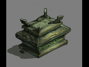 game model - bronze box 3D Model