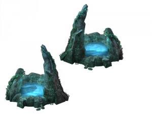 game model - well springs wellhead Modèle 3D