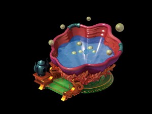 game model - qionghua snow mussel white jade pot 0 3D मॉडल