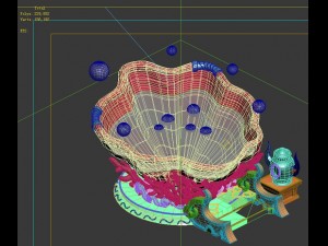 game model - qionghua snow mussel white jade pot 0 3D मॉडल