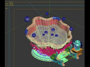 game model - qionghua snow mussel white jade pot 0 3D Model