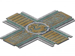 game model - artificial totem slate 3D Model