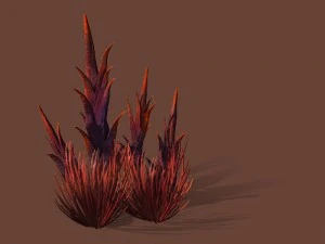 spelmodellen - planten in de woestijn 3D Model