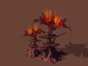 game models - plants in the desert 3D Model