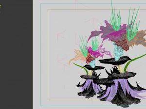 game models - plants in the desert 3D Model