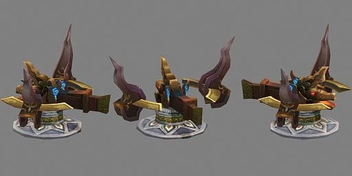 game model - shenhuo crossbow 01 3D Model .c4d .max .obj .3ds .fbx .stl .blend