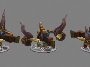 game model - shenhuo crossbow 01 3D 모델