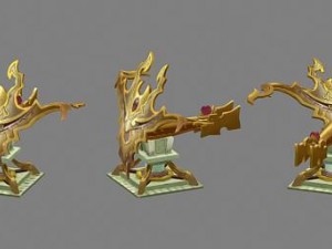 game model - shenhuo crossbow 02 3D Model