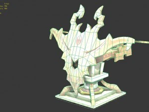 game model - shenhuo crossbow 02 3D Model