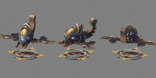 game model - shenhuo crossbow 03 3D 모델 .c4d .max .obj .3ds .fbx .stl .blend 