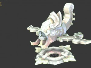 game model - shenhuo crossbow 03 3D Model