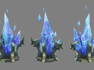 game model - holy circle crystal 02 Modelo 3D