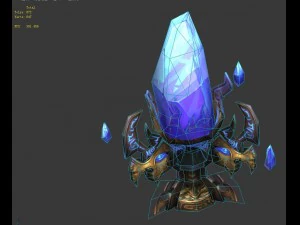 game model - holy circle crystal 03 3D Model