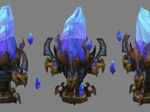 game model - holy circle crystal 03 3D Model