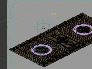 game model - stone carved ground surface 3D Model