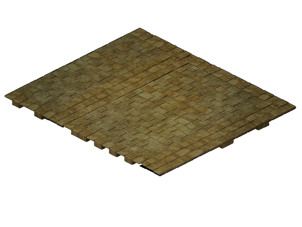 game model - stone brick ground 3D Model .c4d .max .obj .3ds .fbx .stl .blend 
