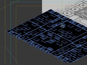 game model - stone brick ground Modelo 3D