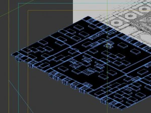 game model - stone brick ground 3D Model