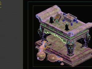 game model - stone for the table 3Dモデル