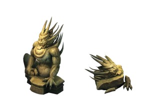 game model - guardian of the tomb of the evil ston 3D Model