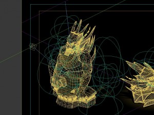 game model - guardian of the tomb of the evil ston 3D Model